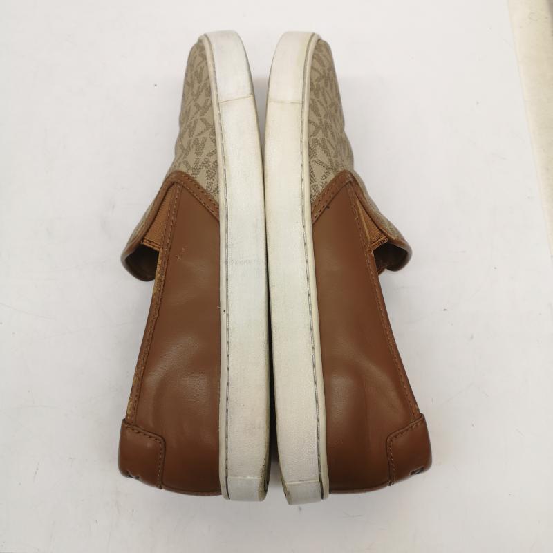 マイケルコース MICHAEL KORS スニーカー スニーカー FT23C モノグラム スリッポン スニーカー US：7.5 茶 / ブラウン / brown メンズ USED 古着 中古 50166076