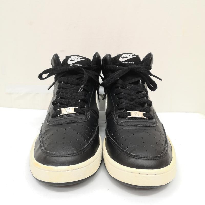 ナイキ NIKE スニーカー スニーカー コート ビジョン スニーカー Court Vision Mid Black White CD5466-001 26.5cm 黒 / ブラック / black メンズ USED 古着 中古 50166077