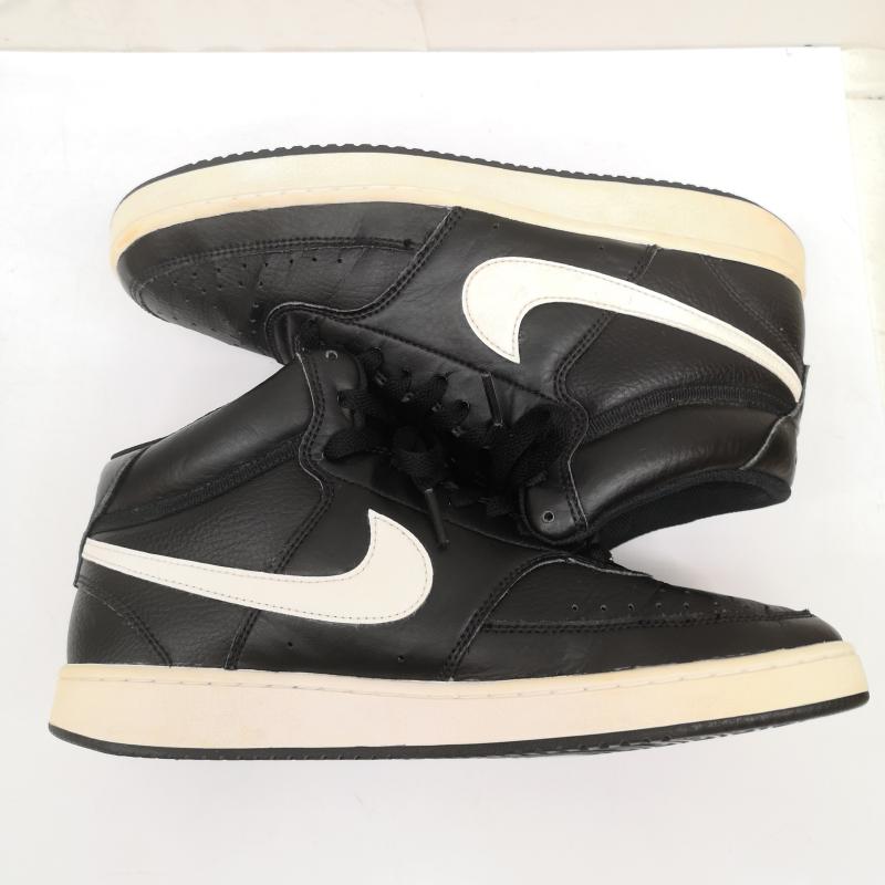 ナイキ NIKE スニーカー スニーカー コート ビジョン スニーカー Court Vision Mid Black White CD5466-001 26.5cm 黒 / ブラック / black メンズ USED 古着 中古 50166077