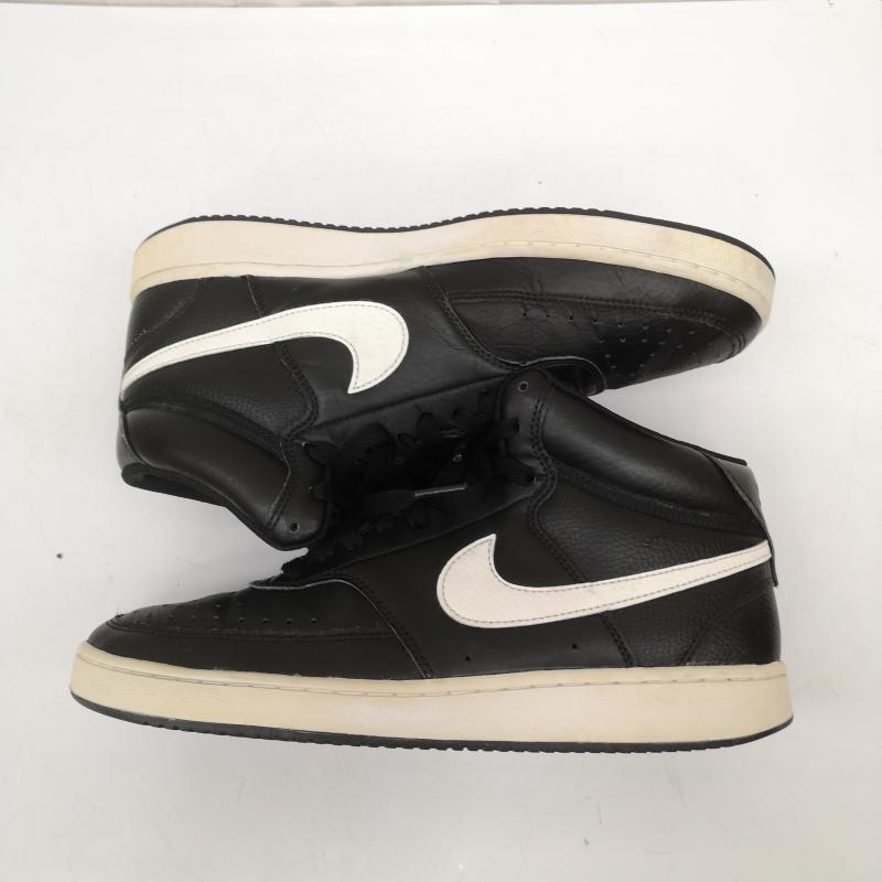 ナイキ NIKE スニーカー スニーカー コート ビジョン スニーカー Court Vision Mid Black White CD5466-001 26.5cm 黒 / ブラック / black メンズ USED 古着 中古 50166077