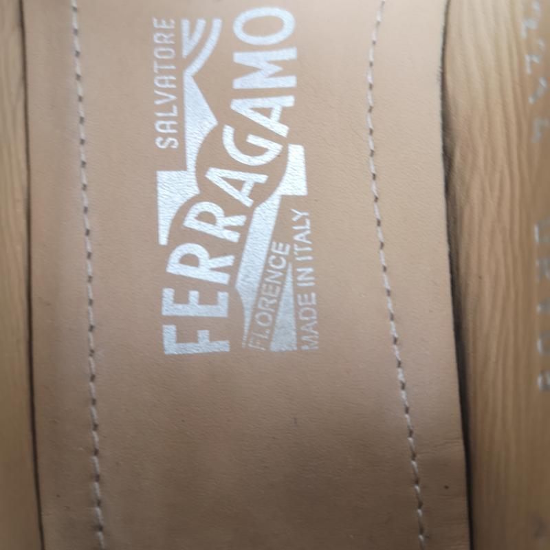 サルヴァトーレフェラガモ Salvatore Ferragamo スリッポン スリッポン ガンチーニ レザー ドライビング シューズ スリッポン 5 1/2 23.0cm 黒 / ブラック / black レディース USED 古着 中古 50166081