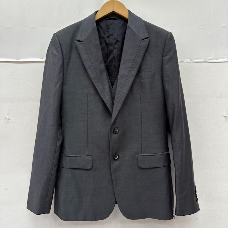 ドルチェアンドガッバーナ DOLCE&GABBANA スーツ スーツ テーラ－ド ジャケット ベスト スラックス 3ピース スーツ セットアップ 46 灰 / グレー / gray メンズ USED 古着 中古 50166085