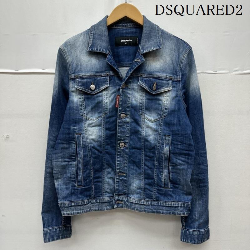 ディースクエアード DSQUARED2 ジャケット、上着 ジャンパー、ブルゾン Dan Jean Jacket ダン ジーン デニム ジャケット S74AM1061 46 インディゴ / インディゴ / Indigo メンズ USED 古着 中古 50166086