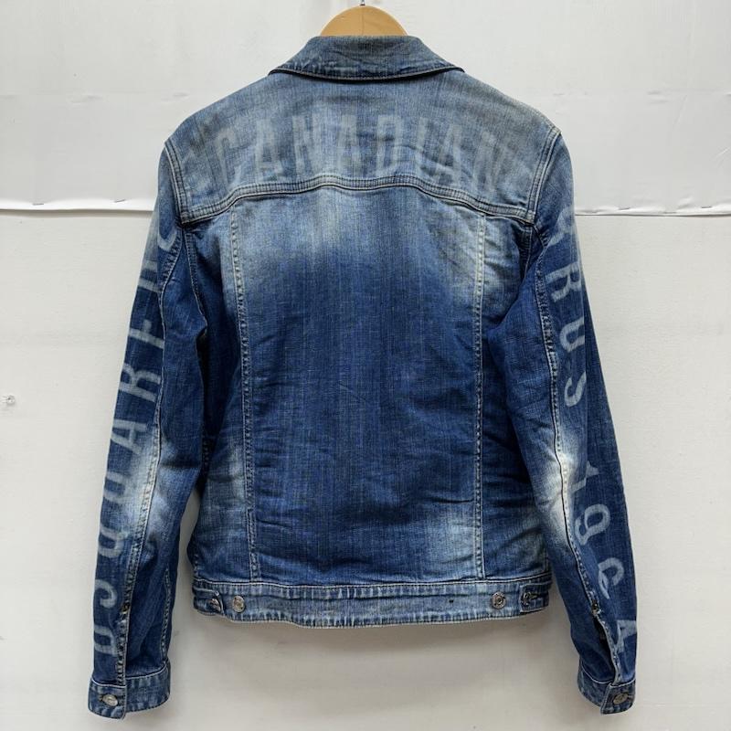 ディースクエアード DSQUARED2 ジャケット、上着 ジャンパー、ブルゾン Dan Jean Jacket ダン ジーン デニム ジャケット S74AM1061 46 インディゴ / インディゴ / Indigo メンズ USED 古着 中古 50166086