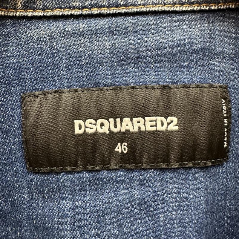 ディースクエアード DSQUARED2 ジャケット、上着 ジャンパー、ブルゾン Dan Jean Jacket ダン ジーン デニム ジャケット S74AM1061 46 インディゴ / インディゴ / Indigo メンズ USED 古着 中古 50166086