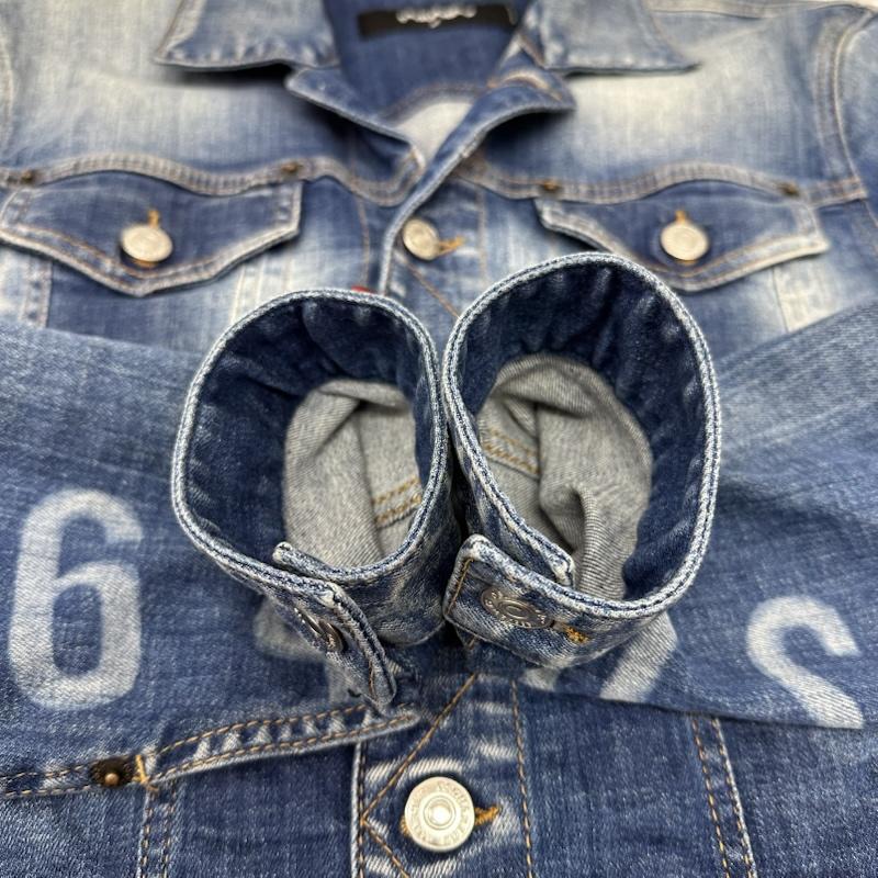 ディースクエアード DSQUARED2 ジャケット、上着 ジャンパー、ブルゾン Dan Jean Jacket ダン ジーン デニム ジャケット S74AM1061 46 インディゴ / インディゴ / Indigo メンズ USED 古着 中古 50166086