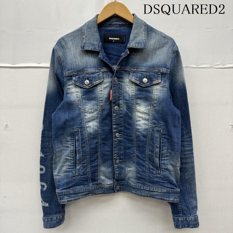ディースクエアード DSQUARED2 ジャケット、上着 ジャンパー、ブルゾン Dan Jean Jacket ダン ジーン デニム ジャケット S74AM1061 48 インディゴ / インディゴ / Indigo メンズ USED 古着 中古 50166087