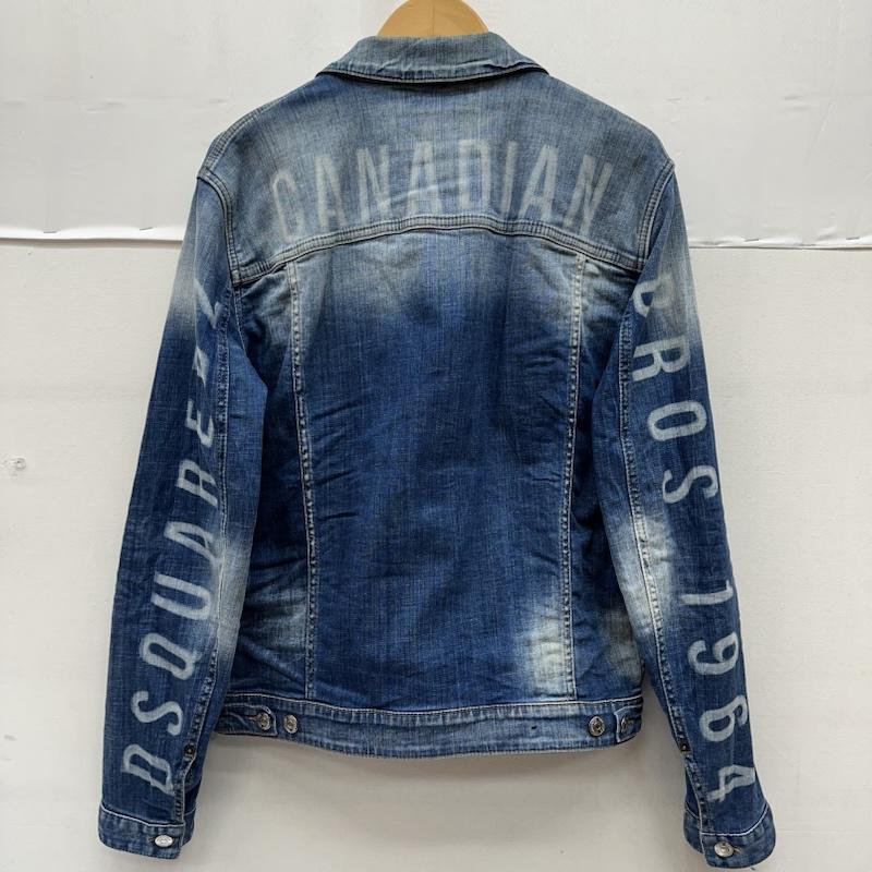 ディースクエアード DSQUARED2 ジャケット、上着 ジャンパー、ブルゾン Dan Jean Jacket ダン ジーン デニム ジャケット S74AM1061 48 インディゴ / インディゴ / Indigo メンズ USED 古着 中古 50166087