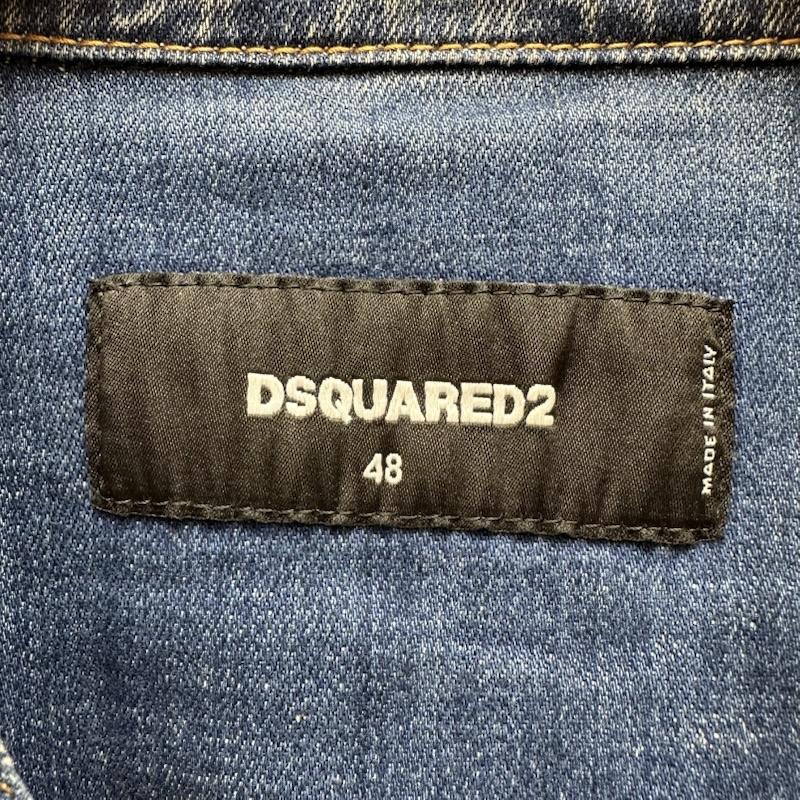 ディースクエアード DSQUARED2 ジャケット、上着 ジャンパー、ブルゾン Dan Jean Jacket ダン ジーン デニム ジャケット S74AM1061 48 インディゴ / インディゴ / Indigo メンズ USED 古着 中古 50166087