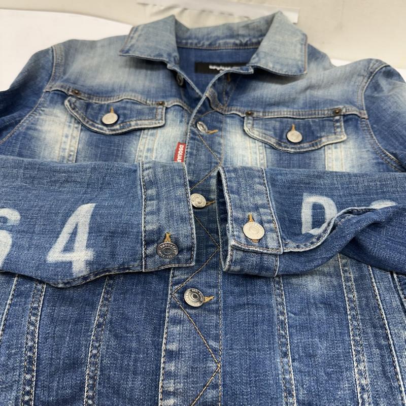 ディースクエアード DSQUARED2 ジャケット、上着 ジャンパー、ブルゾン Dan Jean Jacket ダン ジーン デニム ジャケット S74AM1061 48 インディゴ / インディゴ / Indigo メンズ USED 古着 中古 50166087