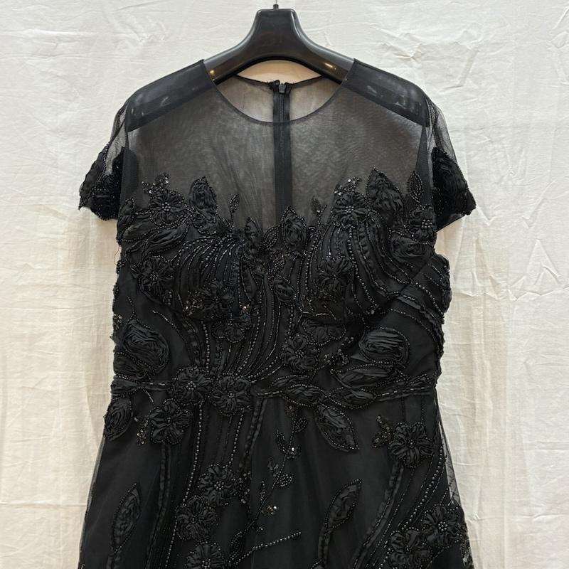 古着 USED ドレス カラードレス MAC DUGGAL マックドゥガル レース スパンコール ビジュー 装飾 エンブロイダリー ドレス 12 - レディース USED 古着 中古 50166089