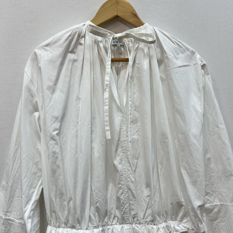 ロエベ LOEWE ワンピース ひざ丈スカート S359Y09XDO チュニック ドレス ワンピース size32 - 白 / ホワイト / white レディース USED 古着 中古 50166090