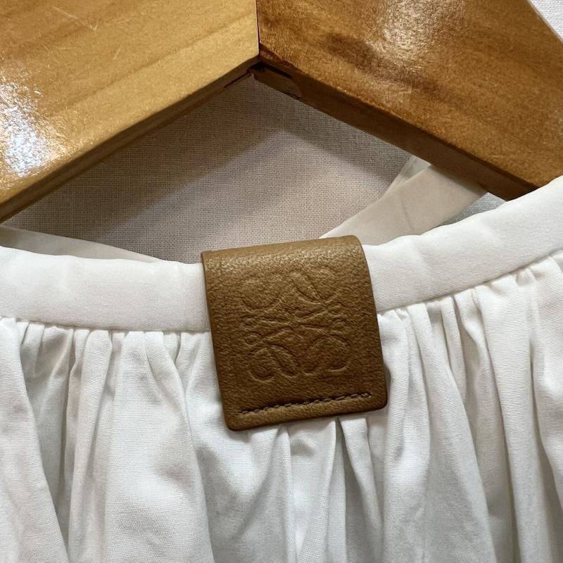 ロエベ LOEWE ワンピース ひざ丈スカート S359Y09XDO チュニック ドレス ワンピース size32 - 白 / ホワイト / white レディース USED 古着 中古 50166090