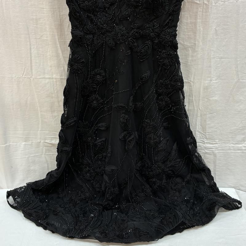 古着 USED ドレス カラードレス IEENA for MAC DUGGAL マックドゥガル レース スパンコール ビジュー 装飾 エンブロイダリー ドレス 8 レディース USED 古着 中古 50166091