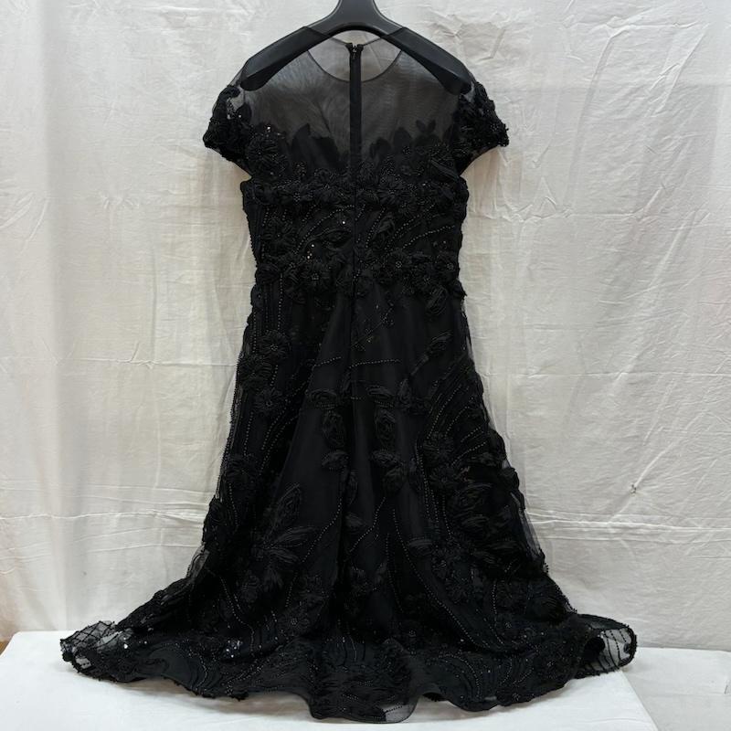 古着 USED ドレス カラードレス IEENA for MAC DUGGAL マックドゥガル レース スパンコール ビジュー 装飾 エンブロイダリー ドレス 8 レディース USED 古着 中古 50166091