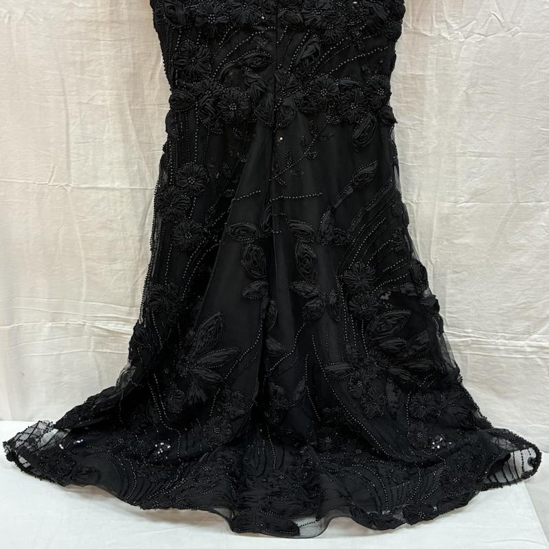 古着 USED ドレス カラードレス IEENA for MAC DUGGAL マックドゥガル レース スパンコール ビジュー 装飾 エンブロイダリー ドレス 8 レディース USED 古着 中古 50166091