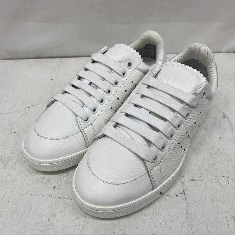 ロエベ LOEWE スニーカー スニーカー アナグラム ロゴ レザースニーカー size37 - 白 / ホワイト / white レディース USED 古着 中古 50166092
