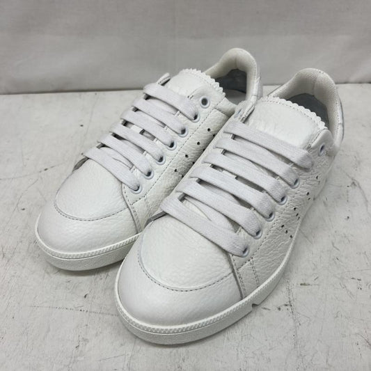 ロエベ LOEWE スニーカー スニーカー アナグラム ロゴ レザースニーカー size37 - 白 / ホワイト / white レディース USED 古着 中古 50166092