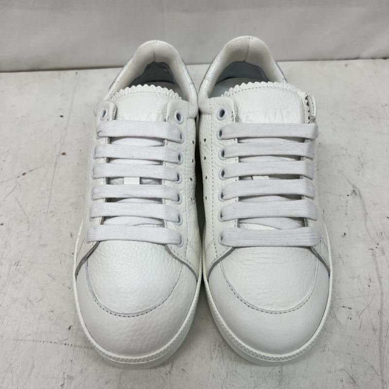 ロエベ LOEWE スニーカー スニーカー アナグラム ロゴ レザースニーカー size37 - 白 / ホワイト / white レディース USED 古着 中古 50166092
