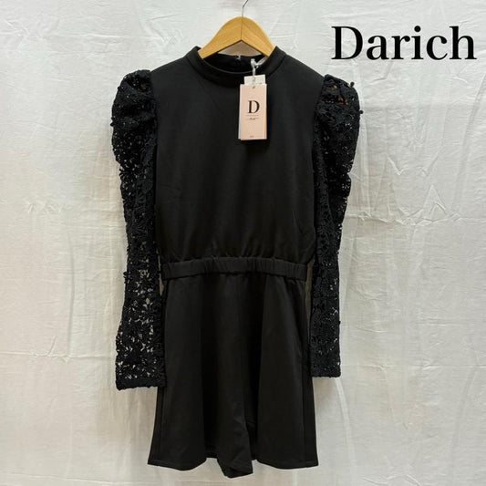 古着 USED ワンピース・ドレス・オールインワン ワンピース・ドレス・オールインワン Darich ダーリッチ ドッキング コンビネゾン 袖レース ハーフパンツ オールインワン ベルト付き 112144016 FREE レディース USED 古着 中古 50166096
