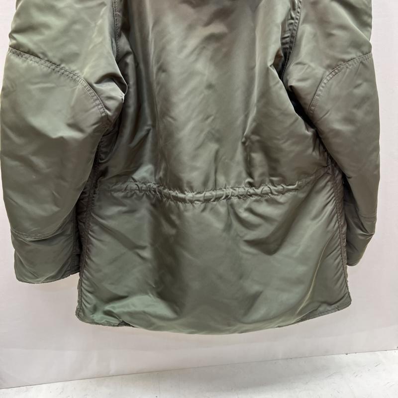 アルファ ALPHA ジャケット、上着 フライトジャケット 90s USA製 N-3B フライトジャケット M オリーブグリーン / オリーブグリーン / メンズ USED 古着 中古 50166097