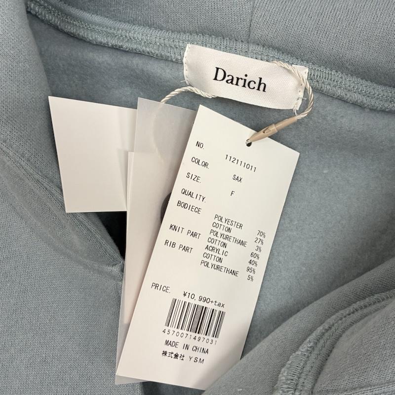 古着 USED パーカー 長袖 Darich ダーリッチ ドッキング 袖ニット プルオーバー パーカー 112111011 FREE レディース USED 古着 中古 50166101