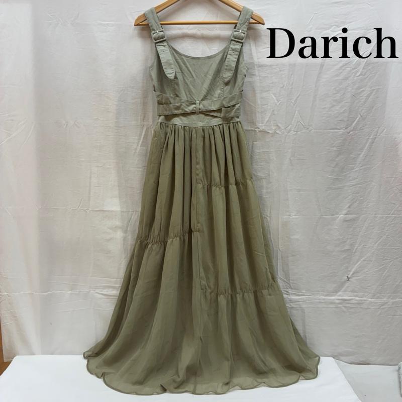 古着 USED ワンピース ロングスカート Darich ダーリッチ チュール ドッキング ワンピース コルセットトップ フレア スカート 112024008 FREE レディース USED 古着 中古 50166102