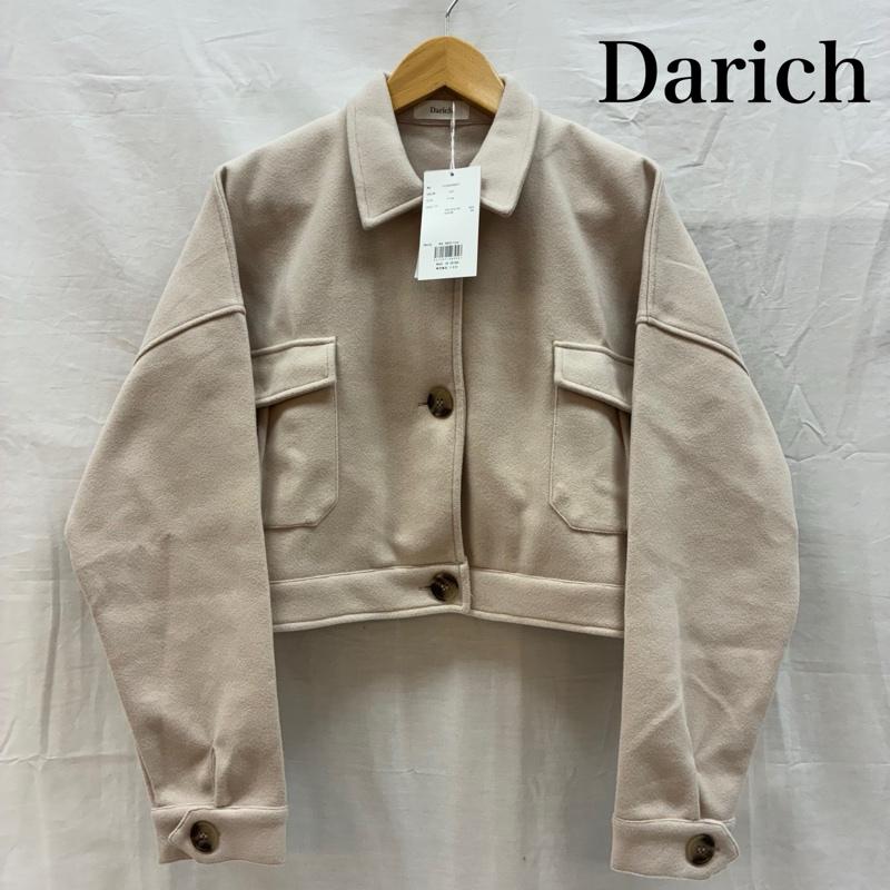 古着 USED ジャケット、上着 ジャンパー、ブルゾン Darich ダーリッチ 短丈 ショート丈 ブルゾン ジャケット FREE レディース USED 古着 中古 50166104