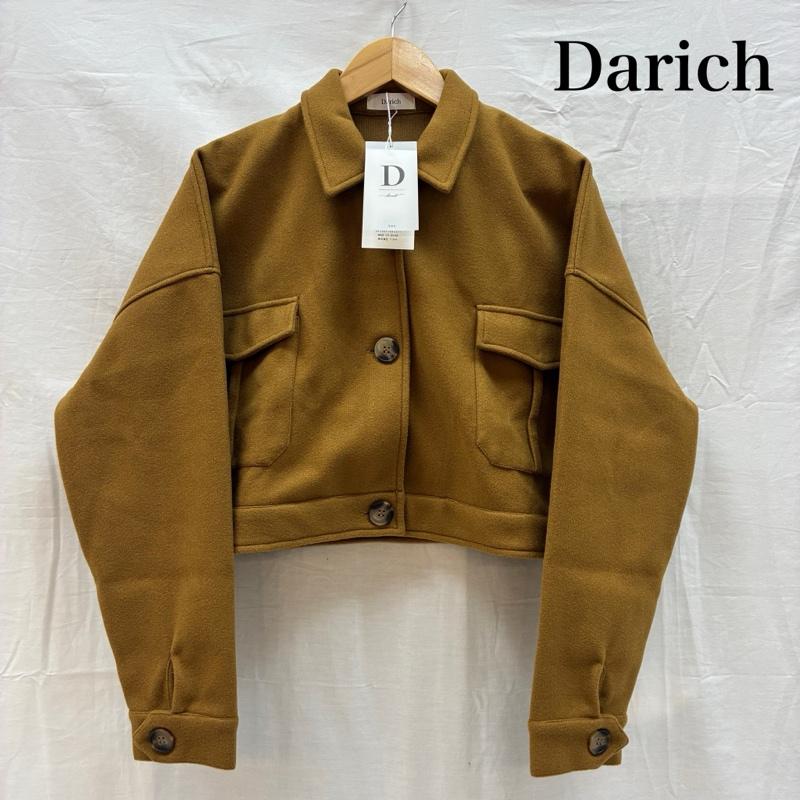 古着 USED ジャケット、上着 ジャンパー、ブルゾン Darich ダーリッチ 短丈 ショート丈 ブルゾン ジャケット FREE レディース USED 古着 中古 50166105