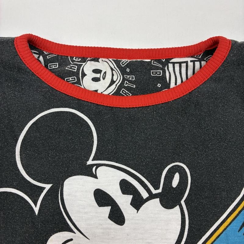 ディズニー Disney トレーナー 長袖 80s 90s ミッキーマウス リバーシブル トレーナー ヴィンテージ - メンズ USED 古着 中古 50166106