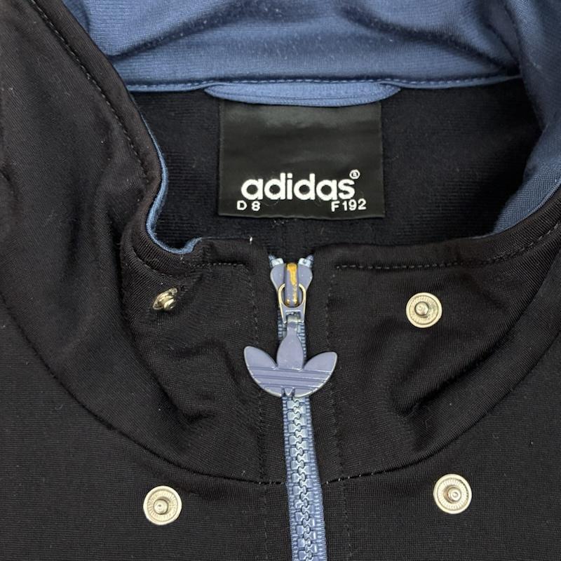 アディダス adidas ジャケット、上着 ジャンパー、ブルゾン 80s 90s トレフォイル 刺繍 ドット 切替 トラックジャケット ジャージ ヴィンテージ - メンズ USED 古着 中古 50166107