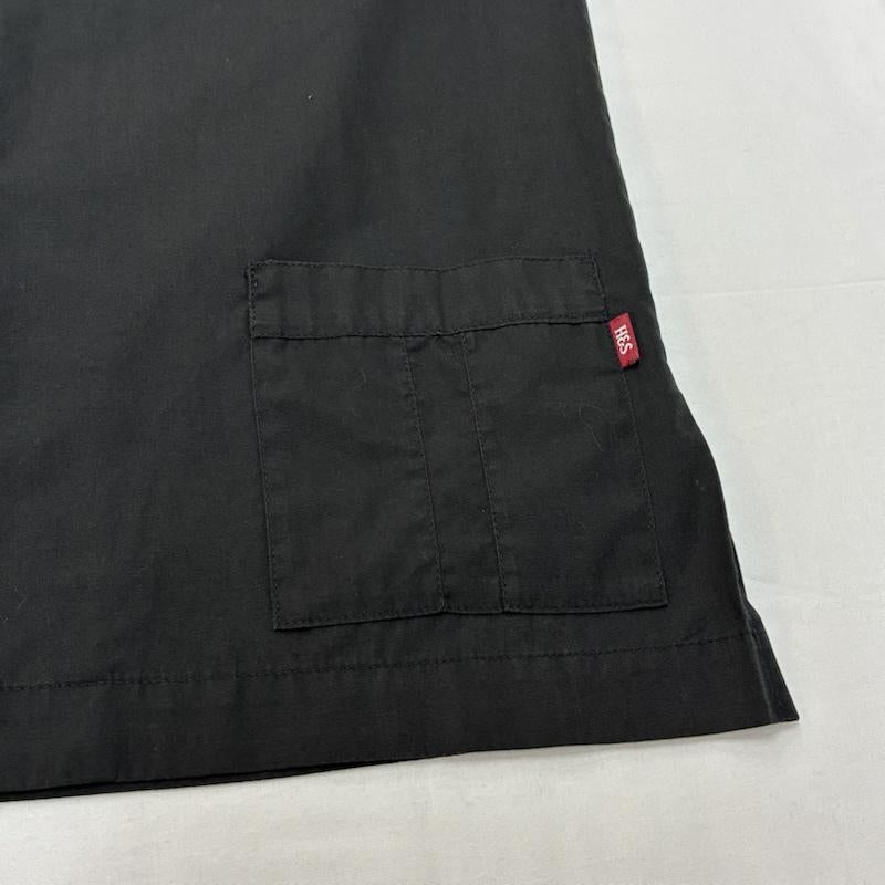 ハイドアンドシーク HIDE AND SEEK シャツ、ブラウス 半袖 チェーンステッチ 刺繍 ロゴ オープンカラー ボーリング シャツ HS-060110 M メンズ USED 古着 中古 50166109
