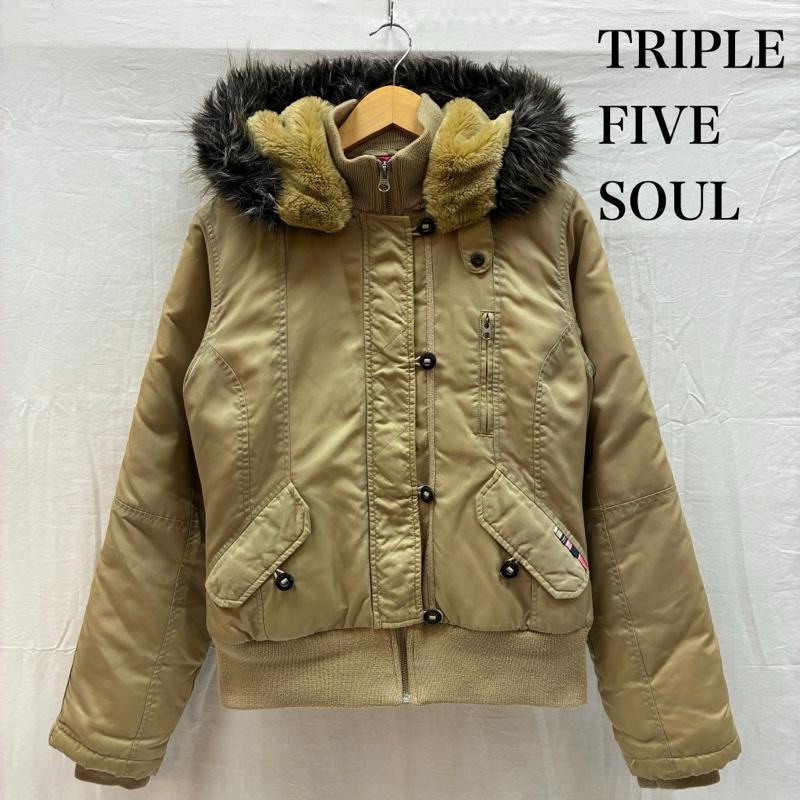 ヴィンテージ VINTAGE ジャケット、上着 フライトジャケット Triple Five Soul 90s N-2B フライトジャケット 短丈 ファー ボア 中綿 キルティング アーカイブ M レディース USED 古着 中古 50166113
