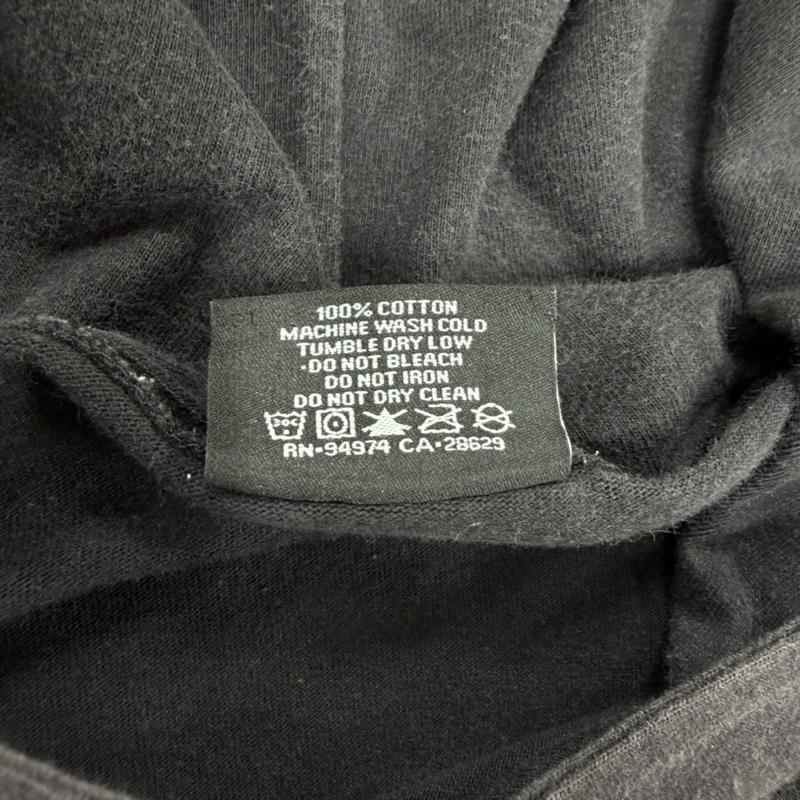 ステューシー STUSSY パーカー 長袖 ワールドツアー 両面 プリント 薄手 ロゴ パーカー フーデッド 長袖 カットソー M ロゴ、文字 X プリント 黒 / ブラック / black X 白 / ホワイト / white メンズ USED 古着 中古 50166119