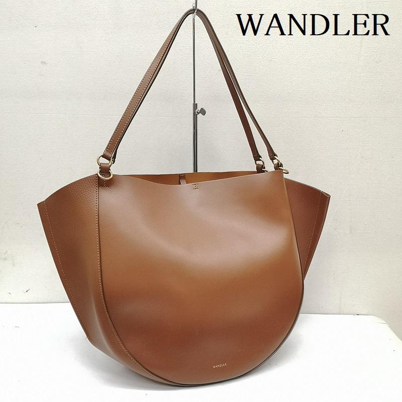 古着 USED ショルダーバッグ ショルダーバッグ 99.B000035 WANDLER ワンドラー Mia Tote ミア トート 牛革 レザー バッグ 2WAY 茶 / ブラウン / brown レディース USED 古着 中古 50166120