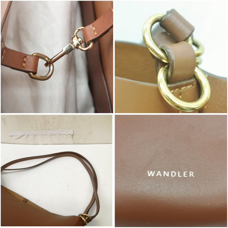 古着 USED ショルダーバッグ ショルダーバッグ 99.B000035 WANDLER ワンドラー Mia Tote ミア トート 牛革 レザー バッグ 2WAY 茶 / ブラウン / brown レディース USED 古着 中古 50166120