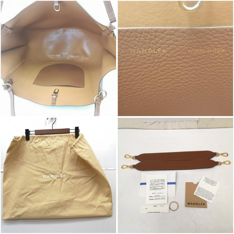 古着 USED ショルダーバッグ ショルダーバッグ 99.B000035 WANDLER ワンドラー Mia Tote ミア トート 牛革 レザー バッグ 2WAY 茶 / ブラウン / brown レディース USED 古着 中古 50166120