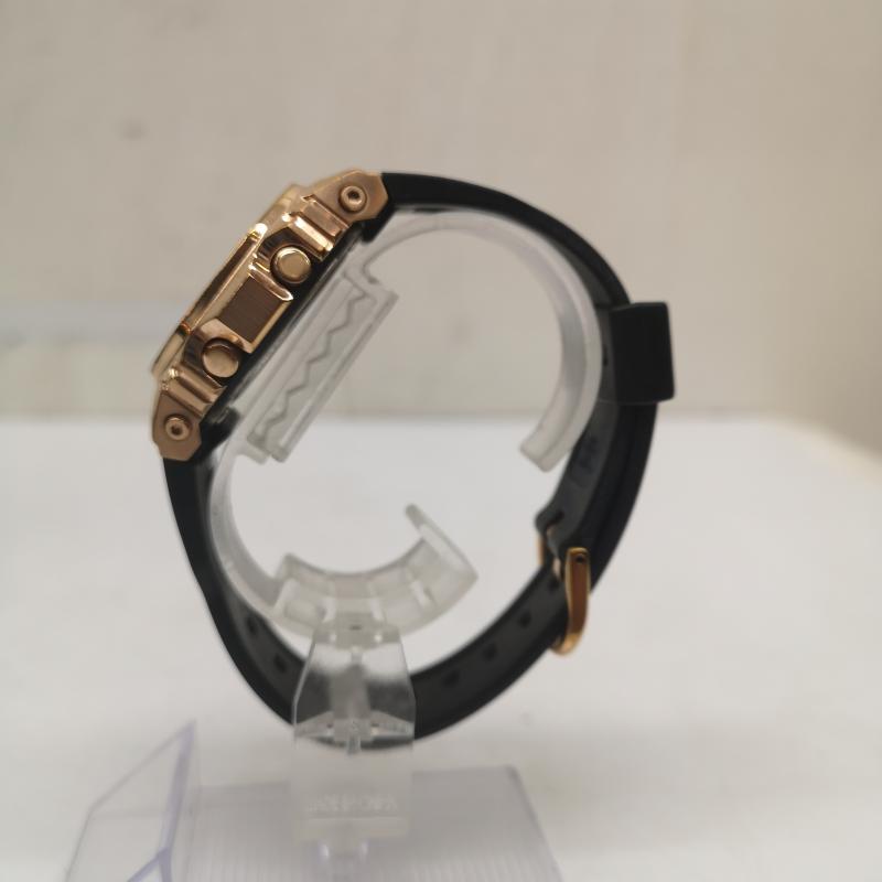 ジーショック G-SHOCK 腕時計 デジタル CASIO GM-S5600PG QZ メタル ベゼル デジタル 文字盤 腕時計 金 / ゴールド / gold color X 黒 / ブラック / black メンズ USED 古着 中古 50166124