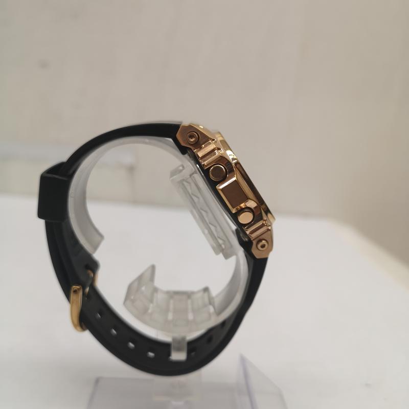 ジーショック G-SHOCK 腕時計 デジタル CASIO GM-S5600PG QZ メタル ベゼル デジタル 文字盤 腕時計 金 / ゴールド / gold color X 黒 / ブラック / black メンズ USED 古着 中古 50166124