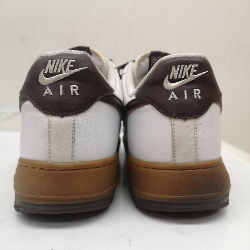 ナイキ NIKE スニーカー スニーカー 315122-121 AIR FORCE 1 LOW 07 エアフォース 1 ガムソール 27.5cm 白 / ホワイト / white X 茶 / ブラウン / brown メンズ USED 古着 中古 50166125