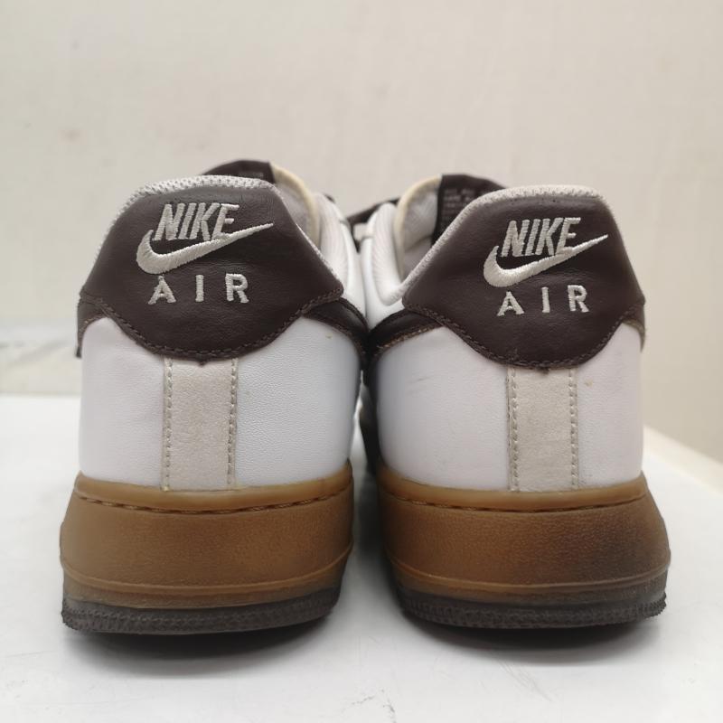 ナイキ NIKE スニーカー スニーカー 315122-121 AIR FORCE 1 LOW 07 エアフォース 1 ガムソール 27.5cm 白 / ホワイト / white X 茶 / ブラウン / brown メンズ USED 古着 中古 50166125