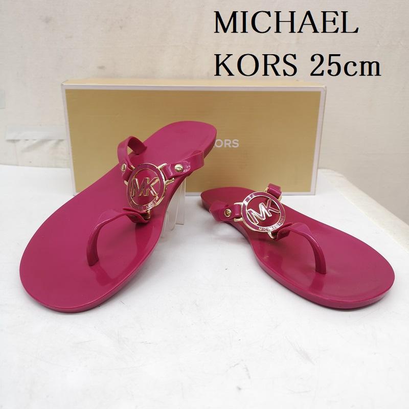 マイケルコース MICHAEL KORS サンダル サンダル Jelly PVC サンダル 25.0cm 桃 / ピンク / pink レディース USED 古着 中古 50166128