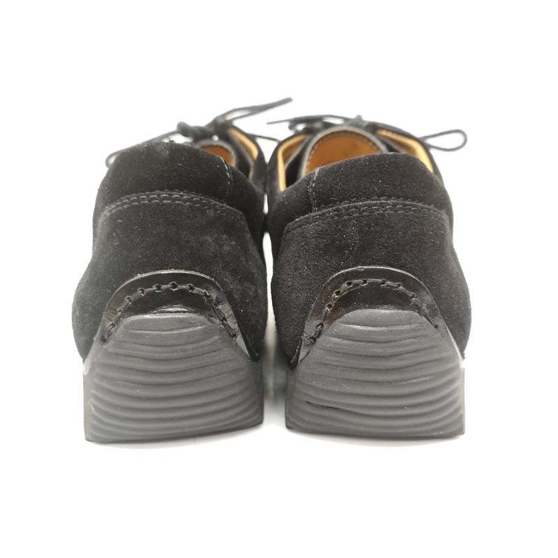 バリー BALLY ブーツ 一般 スエード モカシン チャッカー ブーツ 35 21.0cm 黒 / ブラック / black レディース USED 古着 中古 50166129