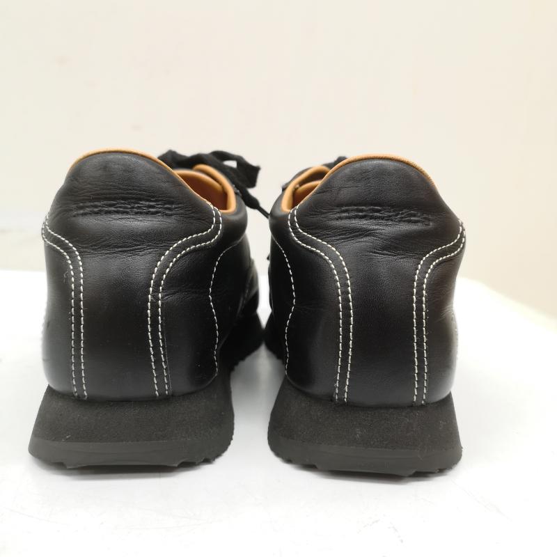 エルメス HERMES スニーカー スニーカー クイック Hロゴ レザー スニーカー 厚底 37 24.0cm 黒 / ブラック / black レディース USED 古着 中古 50166131