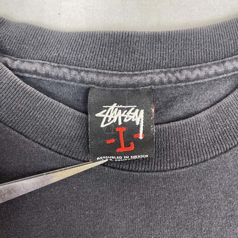 ステューシー STUSSY Tシャツ 半袖 00s DNFTF TEE アーカイブ ロゴ プリント Tシャツ カットソー L 黒 / ブラック / black メンズ USED 古着 中古 50166136