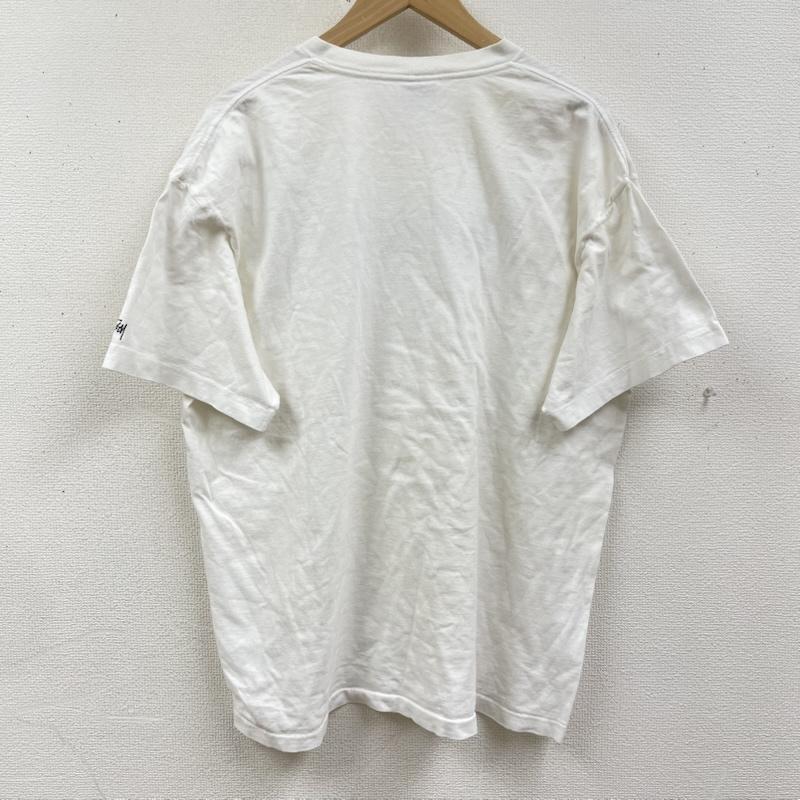 ステューシー STUSSY Tシャツ 半袖 USA製 90s 00s OLD 銀タグ HARLEM プリント Tシャツ XL 白 / ホワイト / white メンズ USED 古着 中古 50166140