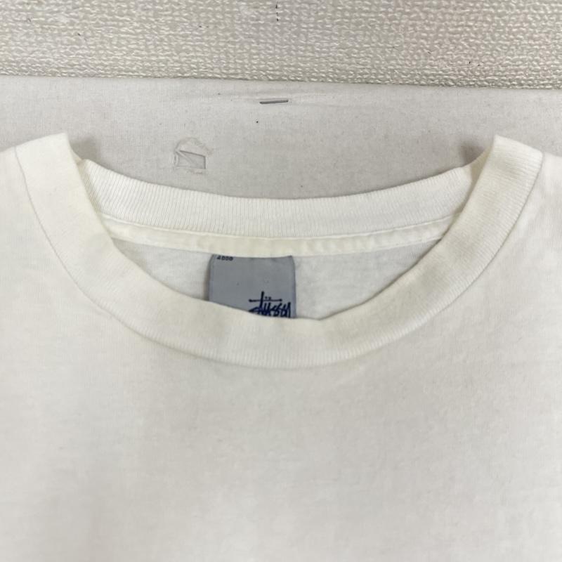 ステューシー STUSSY Tシャツ 半袖 USA製 90s 00s OLD 銀タグ HARLEM プリント Tシャツ XL 白 / ホワイト / white メンズ USED 古着 中古 50166140