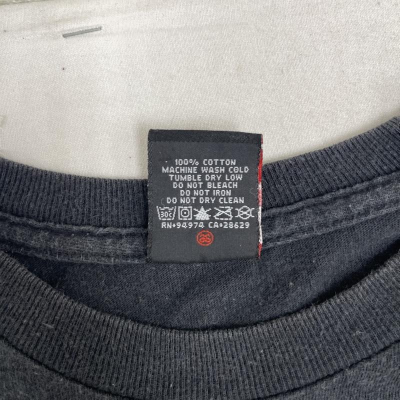 ステューシー STUSSY Tシャツ 半袖 メキシコ製 Saw Recordings コラボ プリント Tシャツ カットソー M 黒 / ブラック / black メンズ USED 古着 中古 50166142
