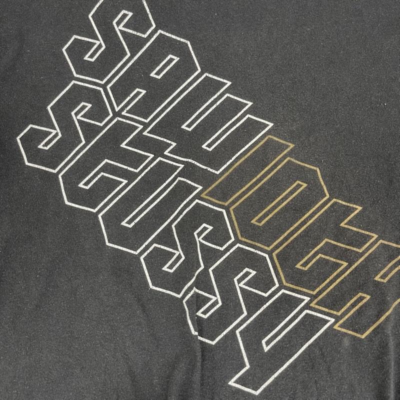 ステューシー STUSSY Tシャツ 半袖 メキシコ製 Saw Recordings コラボ プリント Tシャツ カットソー M 黒 / ブラック / black メンズ USED 古着 中古 50166142