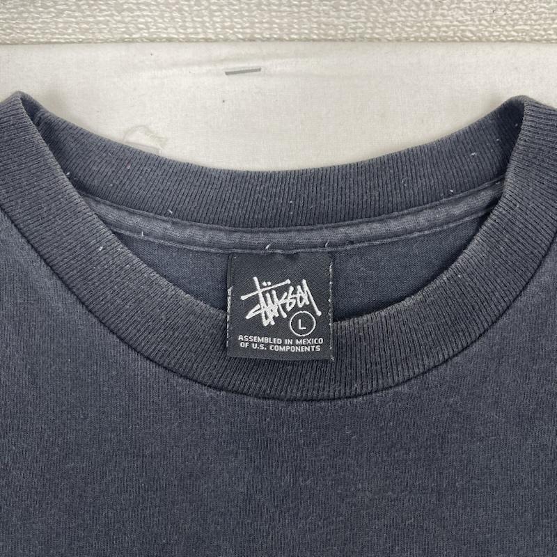 ステューシー STUSSY Tシャツ 半袖 メキシコ製 00s DJ フォト グラフィック プリント Tシャツ L 黒 / ブラック / black メンズ USED 古着 中古 50166146